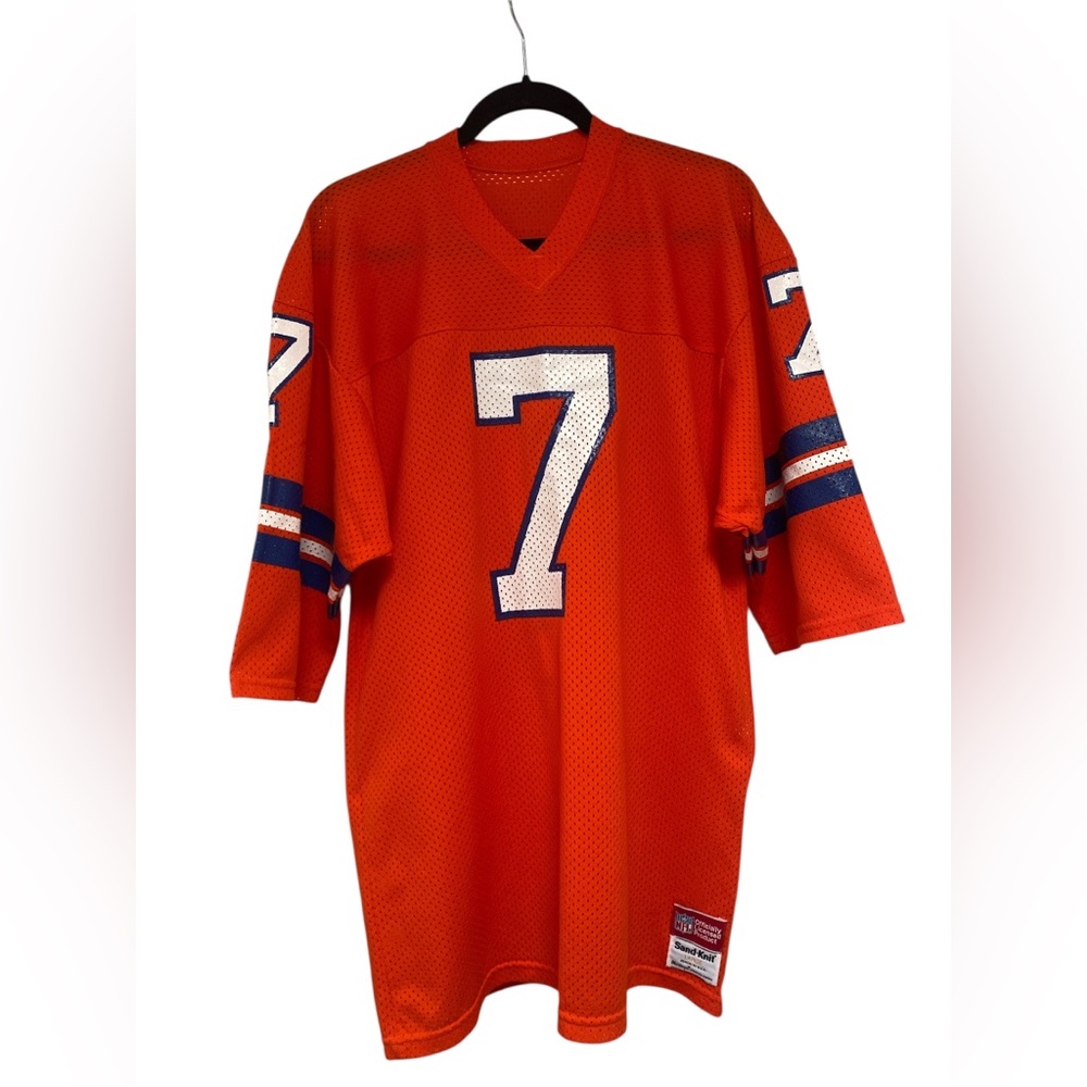 Sand-Knit Vintage Denver Broncos Elway Jersey EUC L